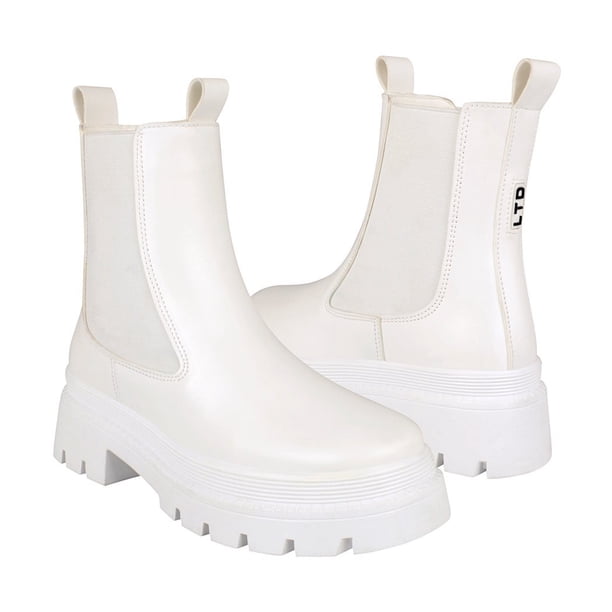 BOTINES DAMA VIA URBANA IK107 SIMIPIEL BEIGE VIA URBANA IK107