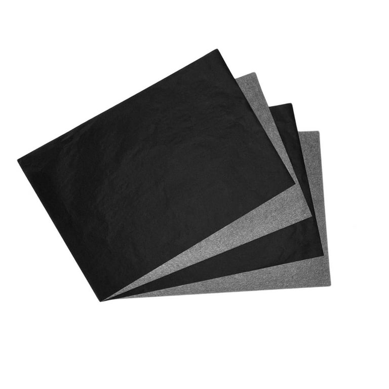 ROBOT-GXG 100pcs A4 Carbon Paper Black Legible Graphite Transfer Tracing  Painting Reusable Art Surfaces Copy Paper 