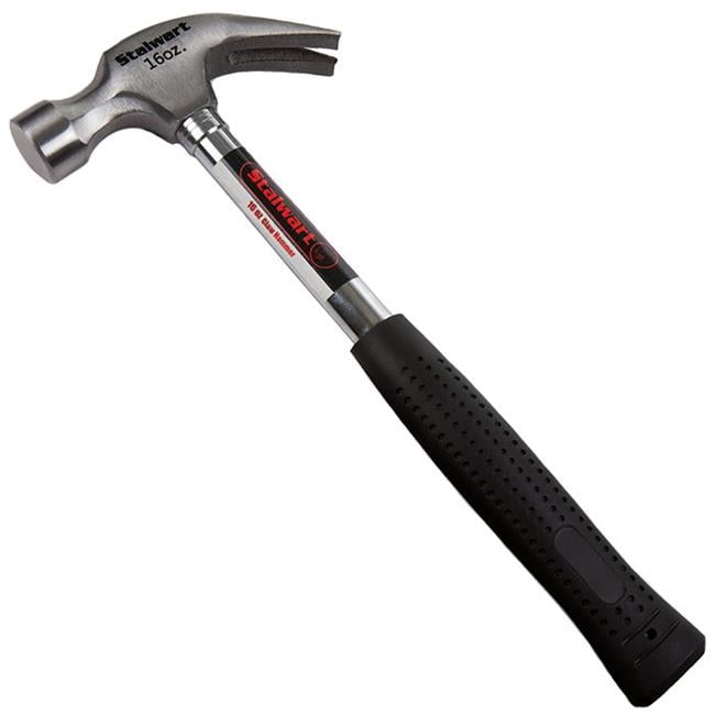 Stalwart 16 oz Tubular Steel Claw Hammer, 13"