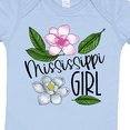 thumbnail image 4 of Inktastic Mississippi Girl Magnolia Flowers and Leaves Girls Baby Bodysuit, 4 of 5