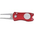 thumbnail image 2 of Golf Divot Repair Tool Stainless Steel Folding Divot Tool Golf Ball Marker Golf Ball Fork For Golfer Training Repair Accessories Set (red) (1pcs), 2 of 4