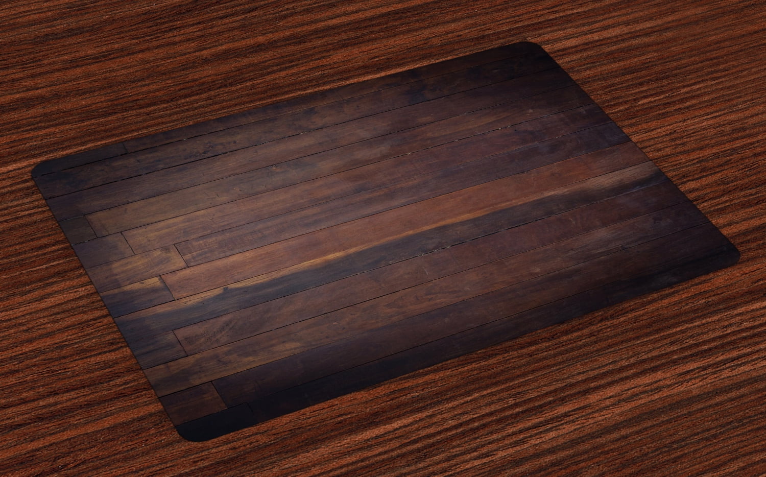 Chocolate Placemats Set of 4 Aged Weathered Dark Timber Oak Wooden