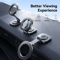thumbnail image 2 of Joyroom Magnetic Car Phone Holder Strong Magnet 360° Rotatable Car Phone Holder Foldable Car Mount For iPhone 4.7-7.0 inches, 2 of 7