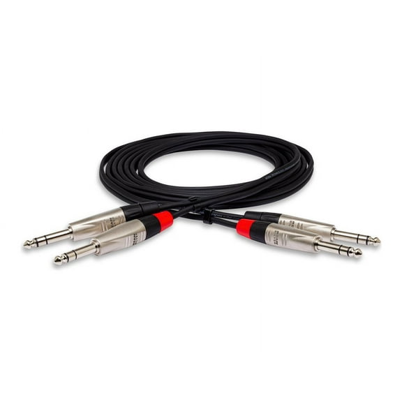 Hosa Pro Stereo Interconnect - Audio cable - stereo jack male to stereo jack male - 20 ft