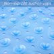 thumbnail image 2 of INTBUYING - Alfombrilla de ducha lavable para bañera, antideslizante, antimoho y antibacteriana, 101 x 40 cm, color azul transparente, 2 of 5