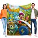 thumbnail image 1 of Beat Bugs anti-pilling, suave, ligera, esponjosa y acogedora de lujo para hogar y cocina – Perfecta para niños y adultos, 100 x 150 cm, 1 of 6