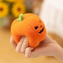 Cute Capybara Plush Toy Pillow Adorable Capybara Stuffed Animal Halloween Pumpkin Doll Birthday Gift