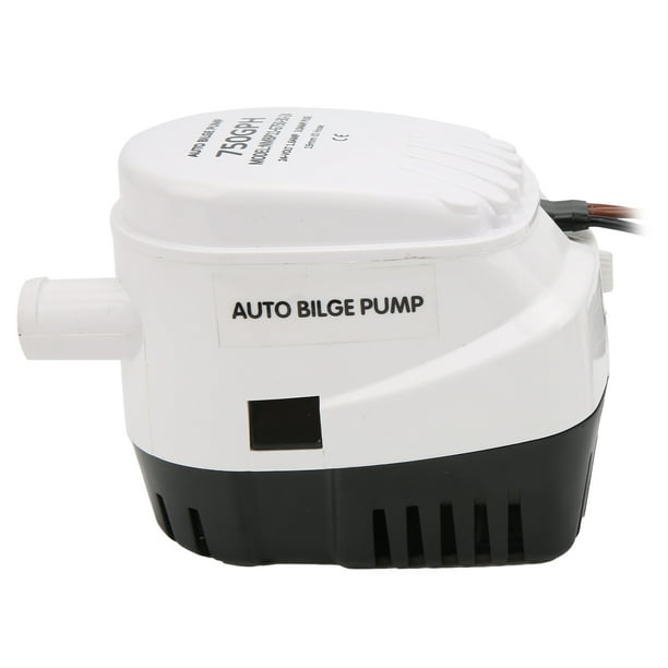 Bomba de achique GPH, bomba de achique sumergible automática de 24 V y 750 GPH, tecnología avanzada