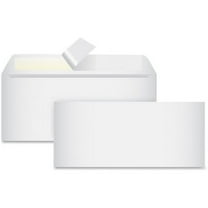 Business Source No. 10 Peel-to-seal Envelopes Business - #10 - 24 lb - Peel & Seal - Wove - 100 / Box - White