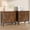 Flow Wood, variant on 2 Pack Mid-Century Modern Nightstand with Hidden Charging Station, USB Ports, Cable Hole, 2 Drawers & Open Shelf, 26" Tall Natural Finish Bedside Table for Bedroom or Living Room