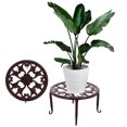 thumbnail image 3 of Gongc Metal Plant Stand Flower Pot Holder Rack Display Shelf with Scroll Pattern, 3 of 4
