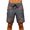 Dark Gray, variant on XFeng Men's 2 in 1 Swim Trunks, Print Board Shorts with Compression Liner, Quick Dry Beach Swim Shorts with Pockets