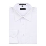 Men's Basilio Convertible Cuff Solid Dress Shirt - Many Colors Available