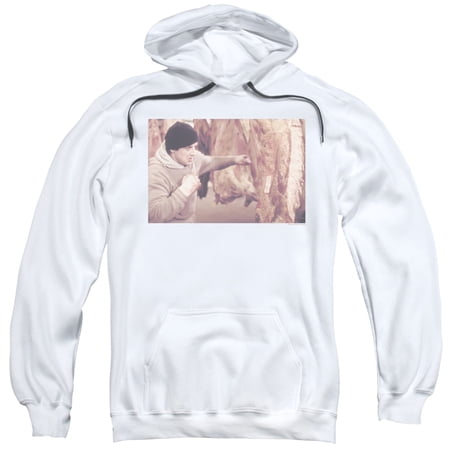 Rocky Men s Meat Locker Hooded Sweatshirt White