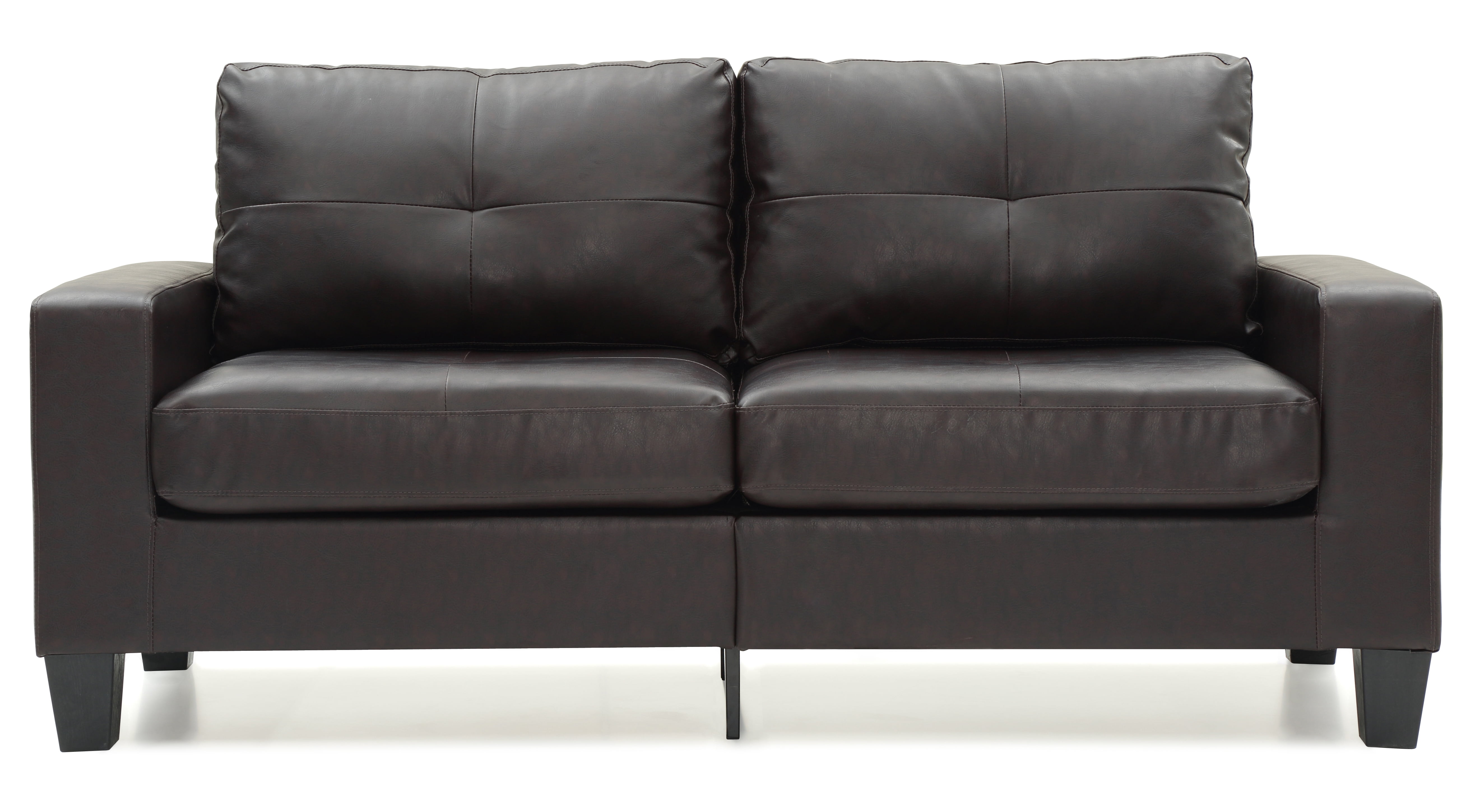 Glory Furniture Newbury Sofa in Dark Brown Color