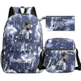 thumbnail image 3 of Nuevas Mochilas Messi, 3 uds., estampado de estrellas de fútbol, Mochilas escolares ligeras y sencillas para ordenador portátil, Mochilas para estudiantes de secundaria y preparatoria [hsff], 3 of 5