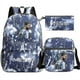 thumbnail image 3 of Nuevas Mochilas Messi, 3 uds., estampado de estrellas de fútbol, Mochilas escolares ligeras y sencillas para ordenador portátil, Mochilas para estudiantes de secundaria y preparatoria [hsff], 3 of 5