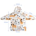 thumbnail image 7 of Cute Akita Dog Beagle Bulldog Rottweiler Dachshund Blanket Hoodies for Kids 6-13YR Oversize Wearable Blanket Hoodies for Boys Girls Teens, 7 of 7
