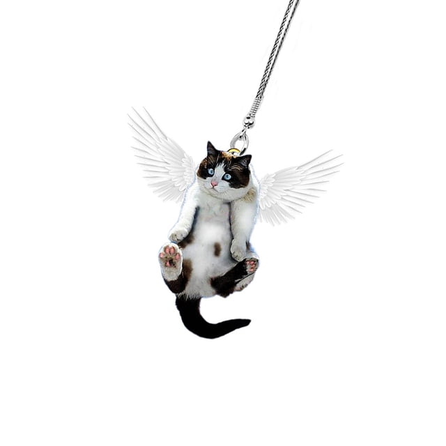 Cateissary Colgador de ganchos adhesivos para pared con forma de Animal para coche, ganchos fuertes, ventosa, soporte de almacenamiento de pared para cocina Decoración del hogar gato alado Cateissary HA004776-03