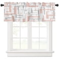 thumbnail image 2 of Modern Art Geometry Pink Grey Curtain Home Decoration Living Room Short Curtains Window Treatments For Kitchen Bedroom, 2 of 6