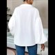 thumbnail image 4 of Blusa Holgada de Larga con Cuello Semiabierto y Lunares Franceses para Mujer L, 4 of 10