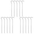 thumbnail image 4 of Piquets de Tente en Alliage d'Aluminium Robustes avec Crochet Courbé pour Usage Extérieur Robuste 15 Pcs, 4 of 7