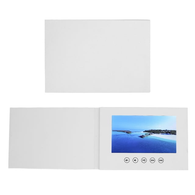 Video Greeting Card DIY LCD Screen 720P HD Video Picture Brochure 128M Memory Stickers Wedding Xmas
