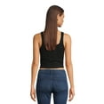 thumbnail image 3 of Self Esteem Juniors’ Lace Square Neck Corset Top, Sizes XS-XL, 3 of 5