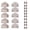 White, variant on Yajisi 10 Sets Zipper Stopper Zinc Alloy Zipper Ends Pull Replacement Zipper Stop for Bag Hardware Suitcases Luggage Accessories, Bronze (0.7 x 1.1 x 0.2 inches) [cite: 18, 19, 22]