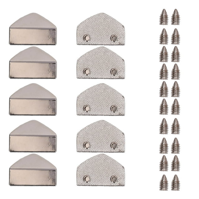 Oubit Zipper Parts,10sets Zipper Stopper Glossy Zipper Ends Zipper Stop World-Class Design