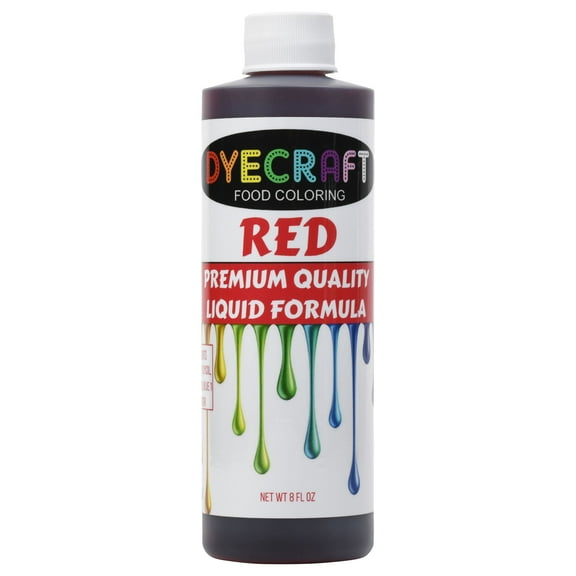 DyeCraft Red Food Coloring - Large Bottle