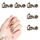 thumbnail image 1 of Adorno de aleación para uñas con 10 letras y lazo, adorno de aleación retro para taladro de uñas, arte decorativo para uñas, 1 of 6