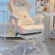 thumbnail image 4 of Pink Bedroom Gaming Chair High Elastic Sponge Computer Chair Comfortable Back Office Chair Back Can Lie Live Broadcast Seat My Lux Decor Round, 4 of 22