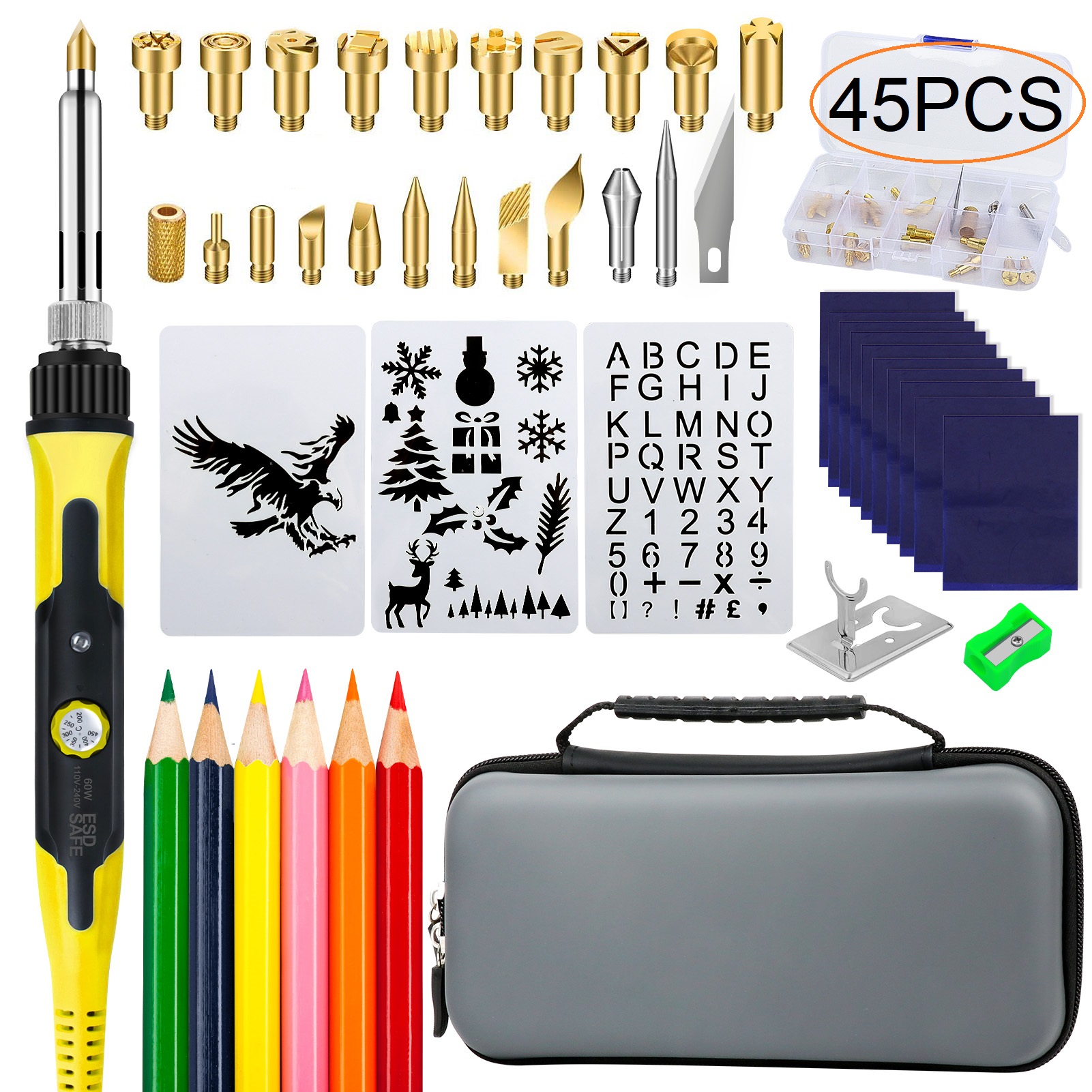 ArtSkills Wood Burning Kit, 53 Pieces