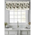 thumbnail image 3 of Curtain Valance for Windows,Magnolia Plant Flower Kitchen Valances Rod Pocket Short Curtains,Farm Vintage Wood Grain Window Treatment Panel for Bedroom Bathroom 60"x18", 3 of 7