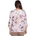 thumbnail image 2 of Alfred Dunner Womens Romantic Florals Textured Top, 2 of 4