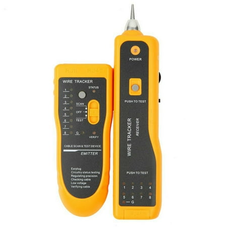 Cable Toner Tester Redcolourful Wire Tracker Tracer Toner Ethernet LAN Network Cable Tester Detector Line Finder ()