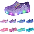 thumbnail image 2 of TrendOFT Kids Sandals Spring Summer Car Theme Luminous Garden Shoes For Toddler Boys Girls PP1 26, 2 of 6