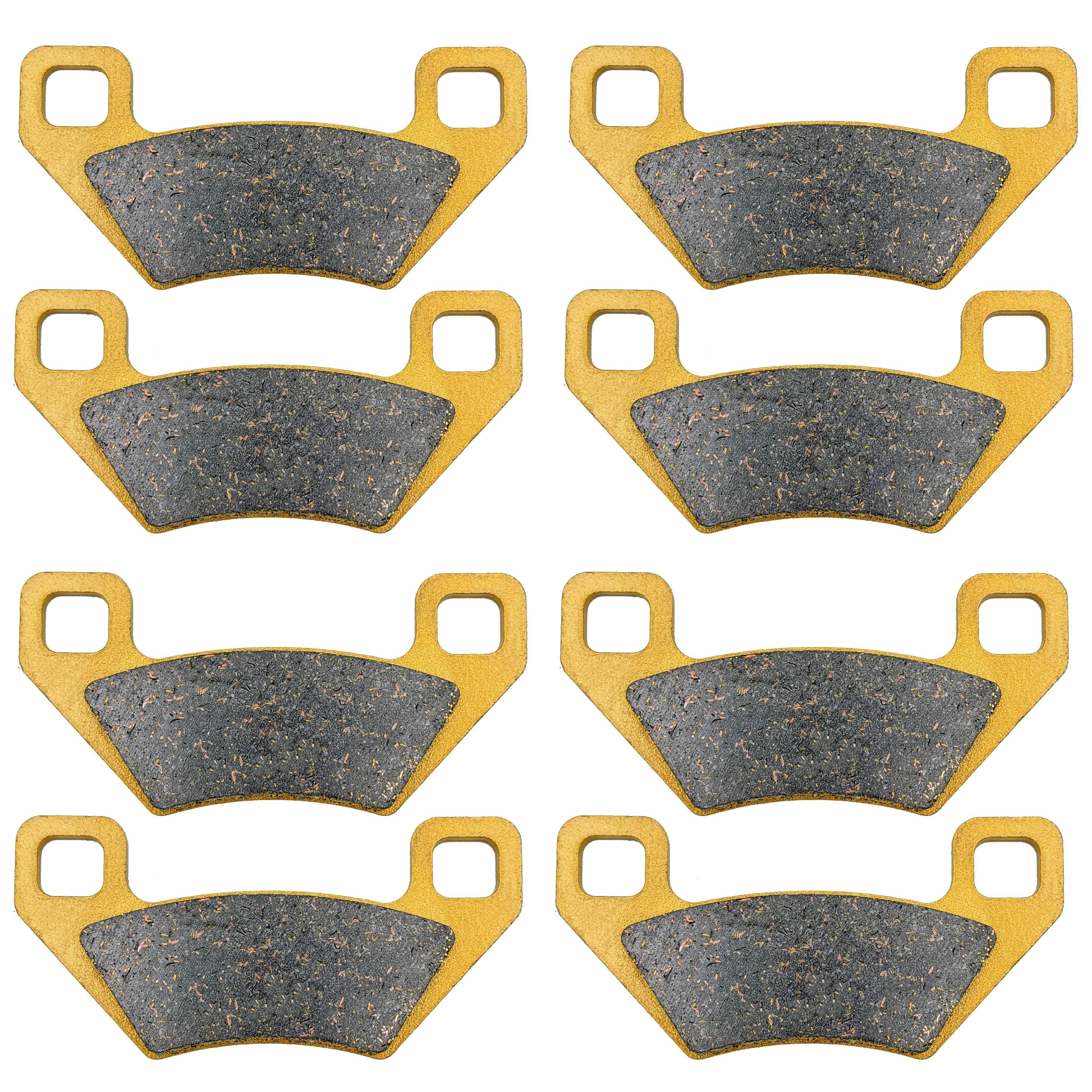 MATI Front & Rear Brake Calipers With Pads For Arctic Cat Wildcat 1000 X 1000 Trail 700, 4-Piece Set