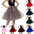 thumbnail image 4 of Tutu Tulle Skirts for Women - Layered Tulle Tutu Skirt Skirts Rockabilly Tutu Skirt for Women Girls Layered Tulle Petticoat Halloween Tutu Skirts Carnival Costumes for Women, 4 of 4