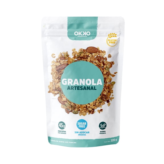 Granola de avena Okko artesanal con nueces 320 g