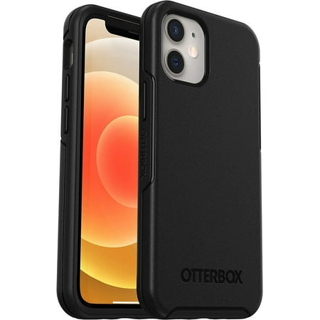 OtterBox SYMMETRY SERIES+ Antimicrobial Case with MagSafe for iPhone 12 Mini - Black
