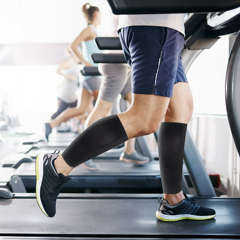  Vive Calf Compression Sleeve for Men & Women 20-30mmHg (1 Pair)  - Footless Calf Support Leg Compression Socks for Shin Splint, Pain Relief,  Diabetics, Arthritis, Varicose Veins, Running, Cycling : Health