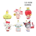 thumbnail image 3 of Figuras de Anime Kawaii Mini Sanrio, Hello Kitty, Kuromi, My Melody, Pom, Purin, Pvc, modelo para decoración de pasteles, regalo, 3 of 4