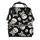 thumbnail image 1 of Easygdp black white Skull bone para Bolsa de Bebé de Gran Capacidad con Múltiples Bolsillos, Bolsa de Pañales para Padres, Bolsa de Viaje Organizada y Elegante, 1 of 6