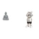 thumbnail image 1 of Estatua de mono,Estatua de Buda Mono para Interiores y Exteriores Budista,Figuras en miniatura meditando para decorar el jardín de casa.,Figura de escritorio,Estante con estatua de astronauta, 1 of 8