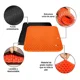 thumbnail image 3 of Cojin Ergonomico Ortopedico Gel Silla Asiento Hemorroides, 3 of 5