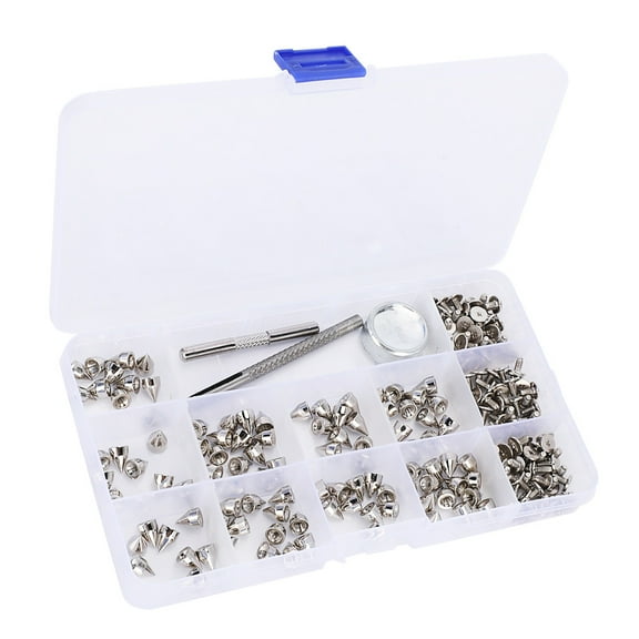 OTVIAP Punk Spikes Rivets Zinc Alloy Silver Cone Studs Screwback Studs  Craft For Belt Bag Cloths Shoes 79MM