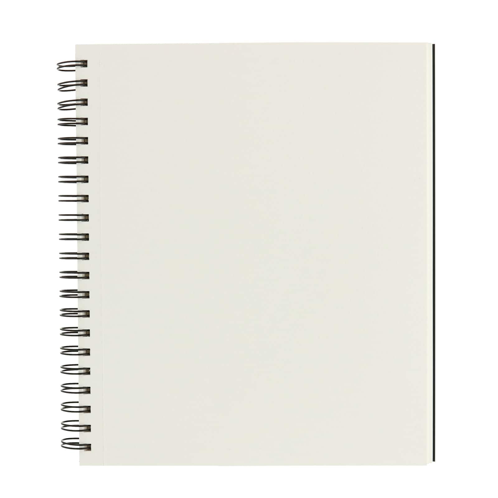 Artist's Loft 8.5" x 11" Black Hard Cover Watercolor Pad - Heavyweight and Acid Free Paper for Wet and Dry Mediums and Techniques - Bulk 6 Pack