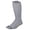 Gray, variant on Merino Wool Hiking Ski Travel Nurses Compression Knee-High Socks Men Women